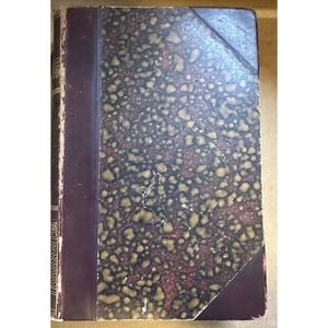 1881 The Poetical Works Of John Whittier Antique Leather Bound Book